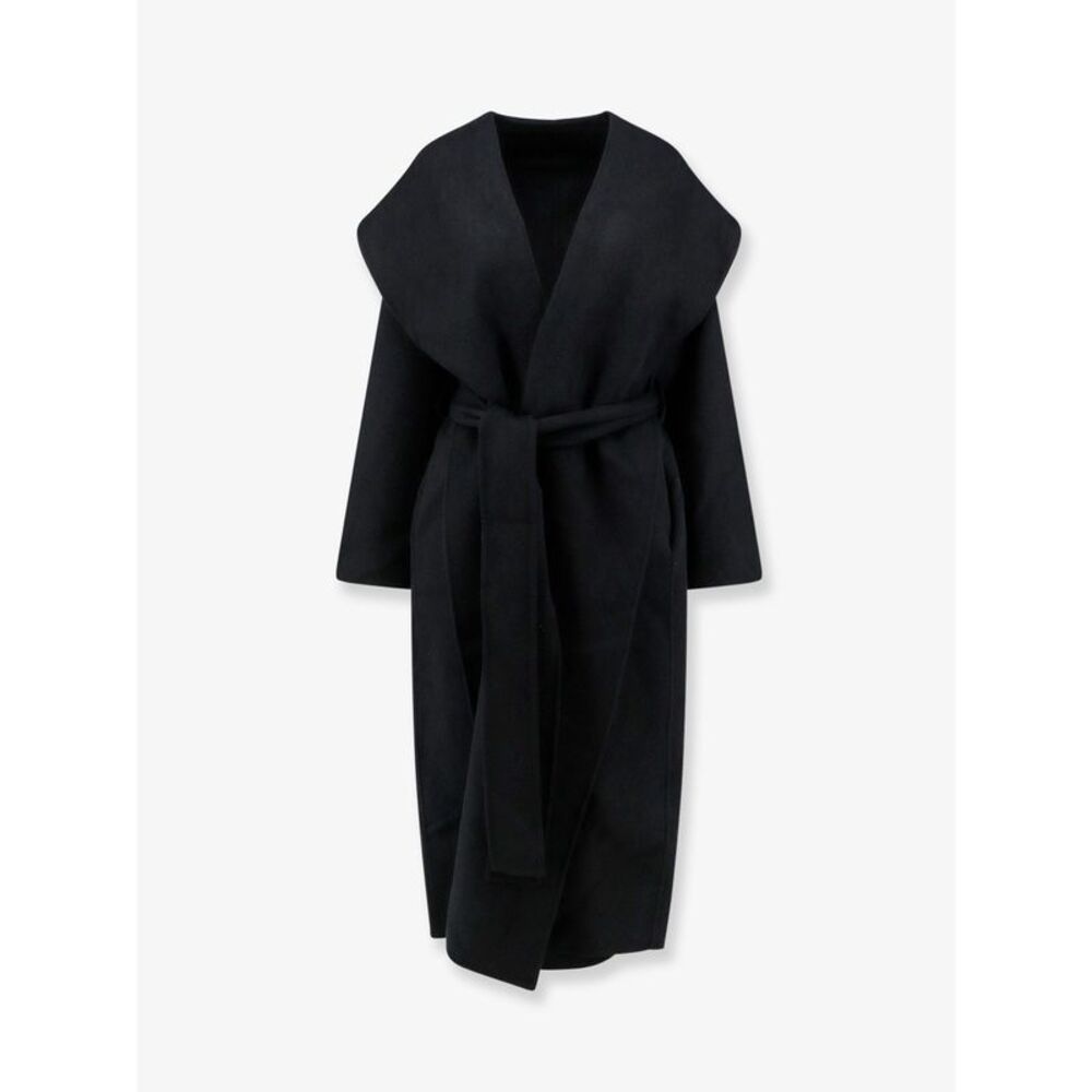 Toteme Women Hooded Belted Wool Coat
